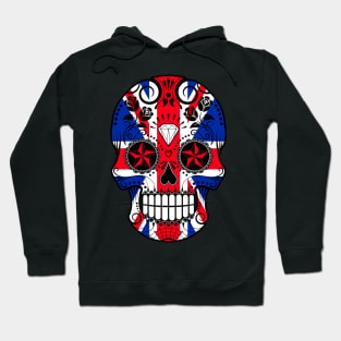 British Flag Skull Uk Hoodie